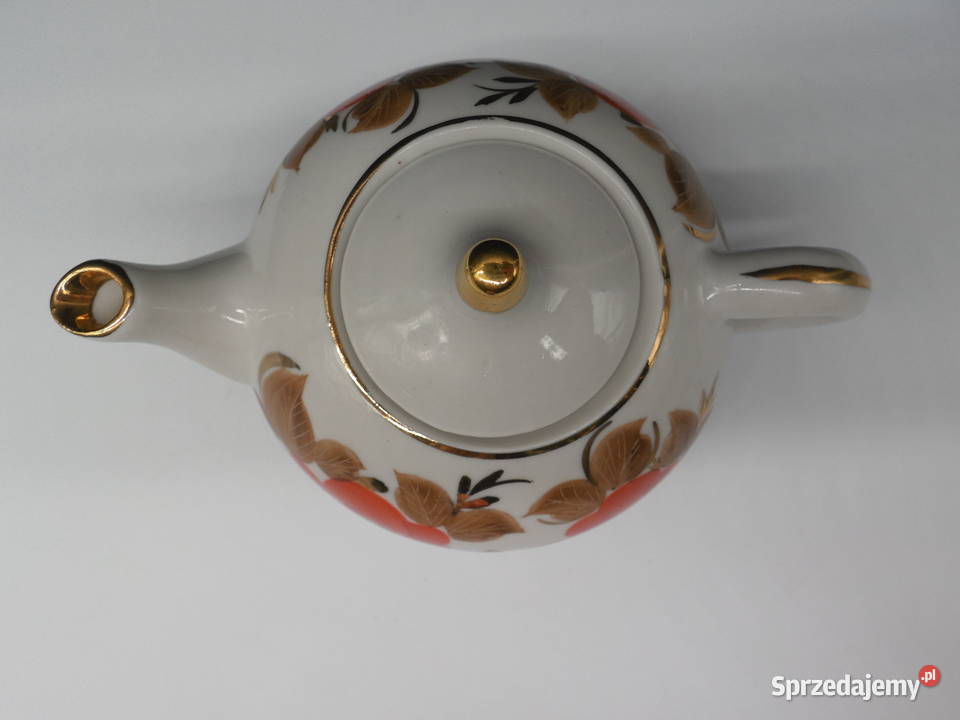 Porcelanowy mały dzbanekczajniczek ROSJA Raszków