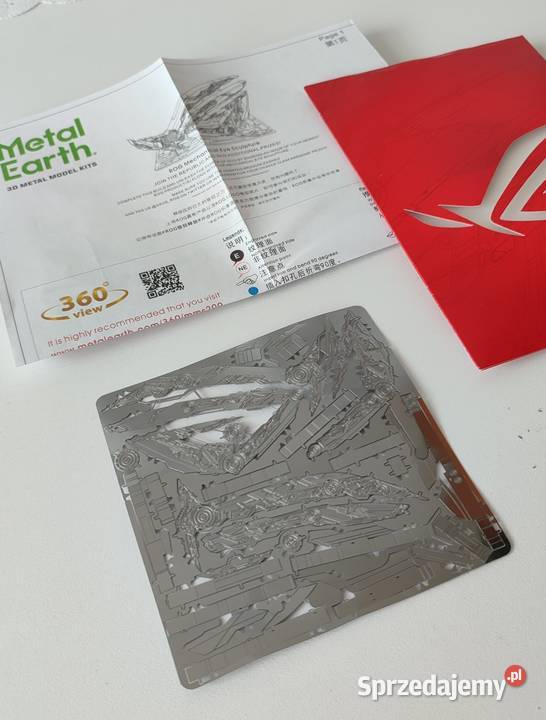 Laserowo wycięty arkusz Metal Earth Asus 3D Wrocław
