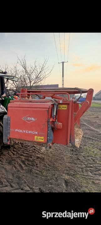 Paszowóz Kuhn Polyrock 2050 wycinak do kukurydzy Łobżenica