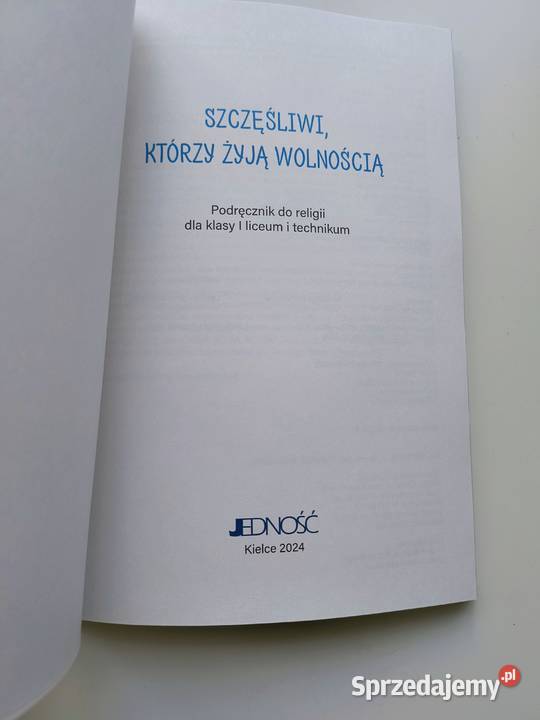 Szczęśliwi którzy żyją wolnością religia klasa 1 śląskie Katowice