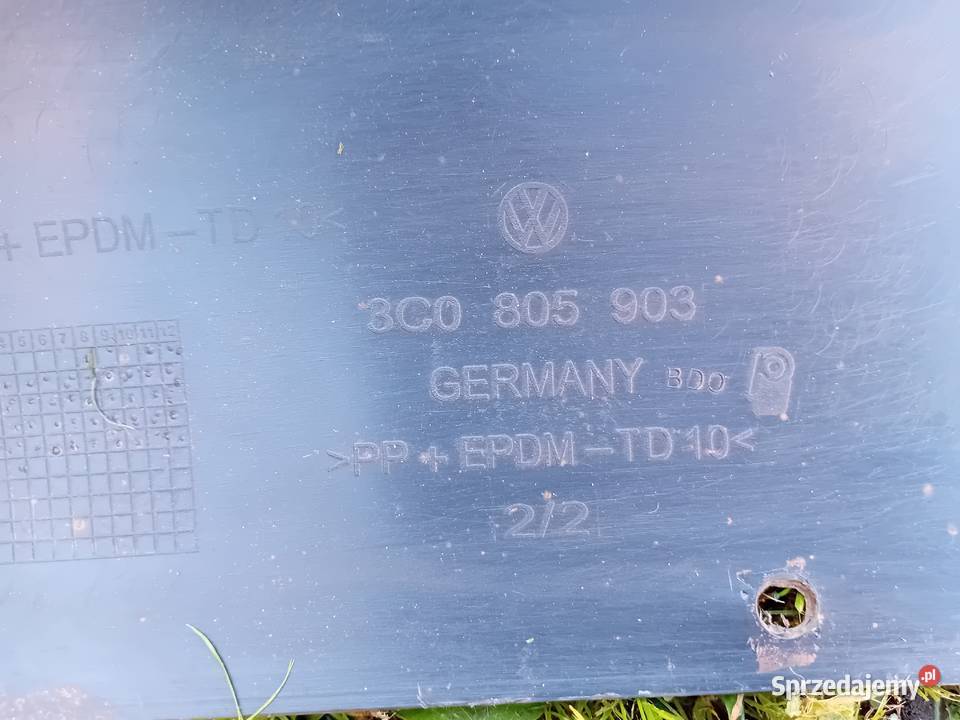 Dokładka zderzaka przedniego VW Passat B6 Nysa
