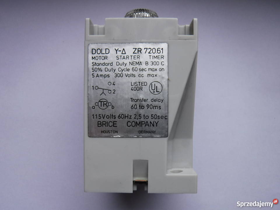 ZR 72061 Dold Zeitrelais 115V 60Hz 2550s Time Szydłowiec