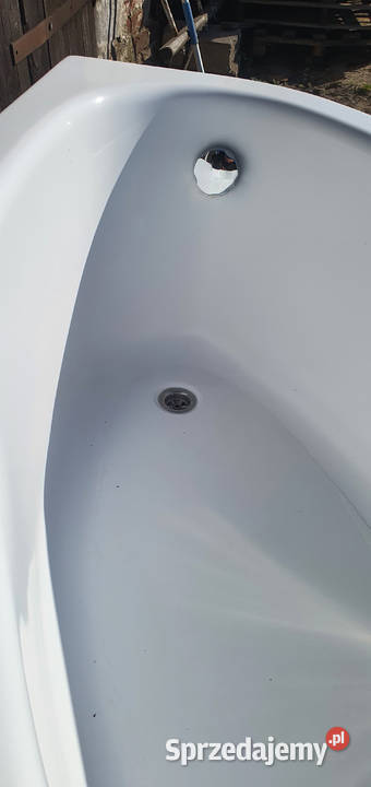 Wanna narożna firmy Sanplast 90x140 z Syfonem Turek sprzedam