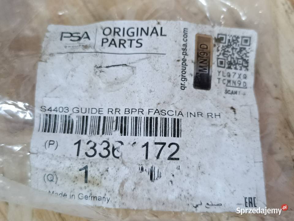 OPEL ADAM 13 ŚLIZG MOCOWANIE ZDERZAKA PRAWY TYŁ Pleszew