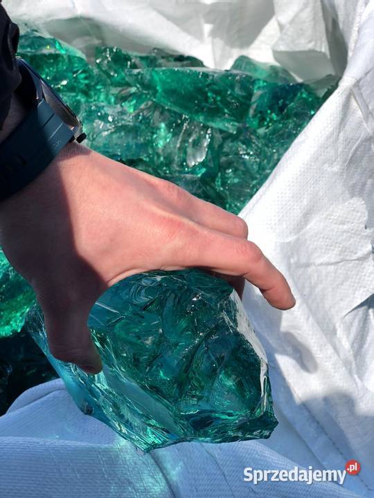 Bryły szklane bryła szklana lawa szklana kamień łódzkie