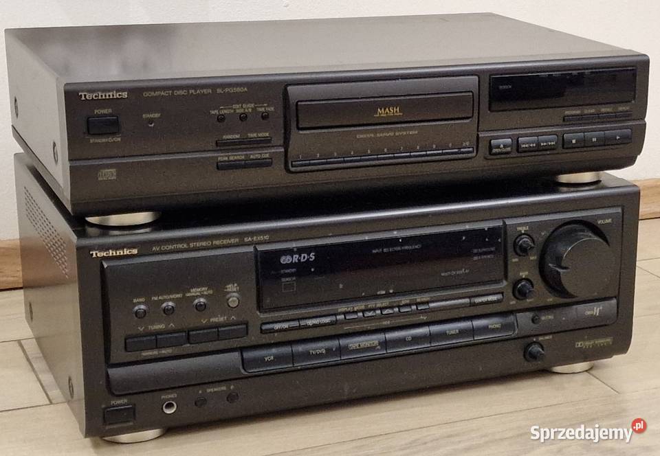 Amplituner Technics SAEX510 CD Technics SLPG580a Piastów