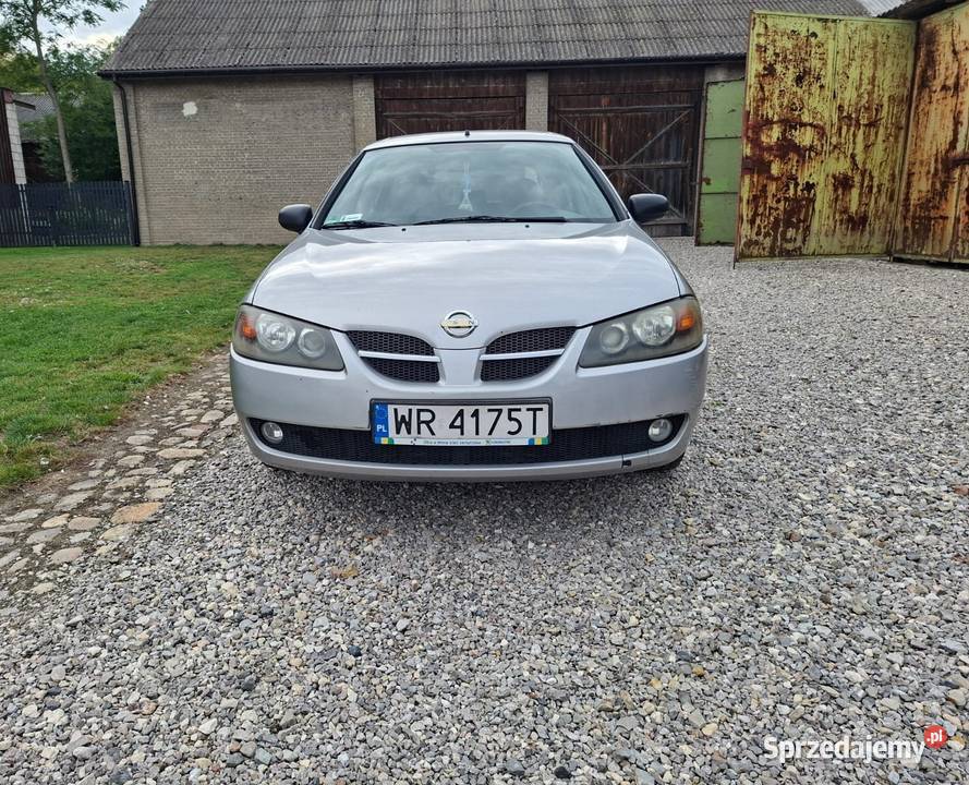 Nissan Almera 15 benzyna 98 2004 zadbany mazowieckie Wierzbica-Kolonia
