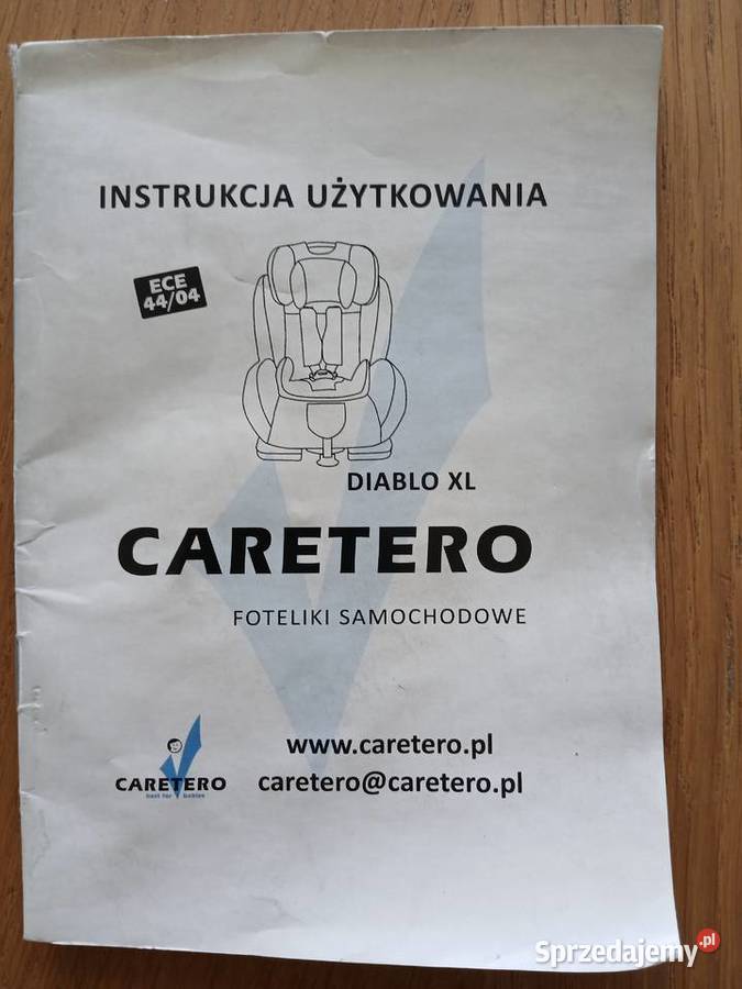 Fotelik samochodowy Caretero diablo xl 936 Kraków sprzedam