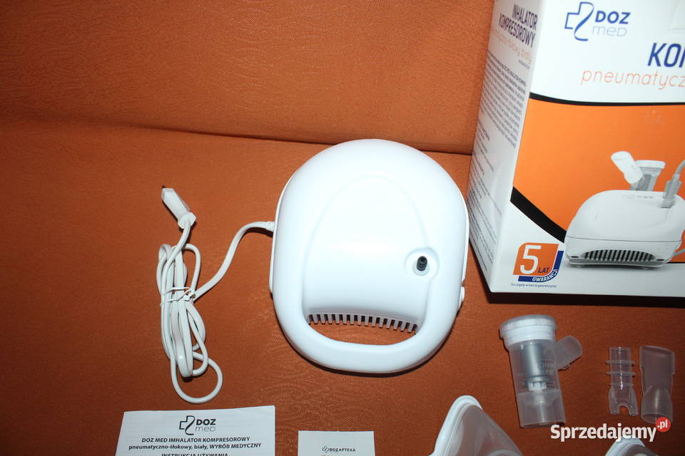 DOZ Med Inhalator kompresorowy biały Używany Sprzęt medyczny Chorzów