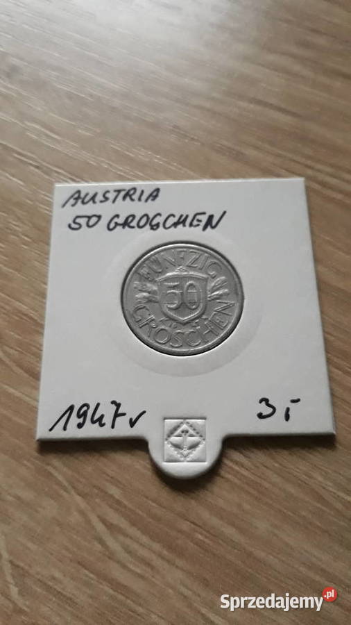 50 Groschen Austria 1947 r Konin