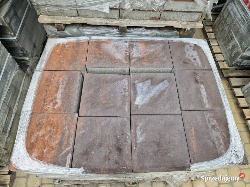 Kostka Brukowa Quadra 30x30x8 Kasztanowy Libet Wielogóra