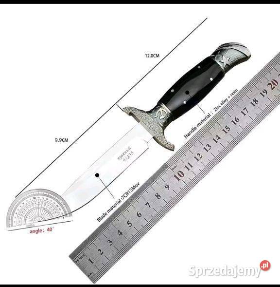 Nóż rosyjski finka z kaburą Góra