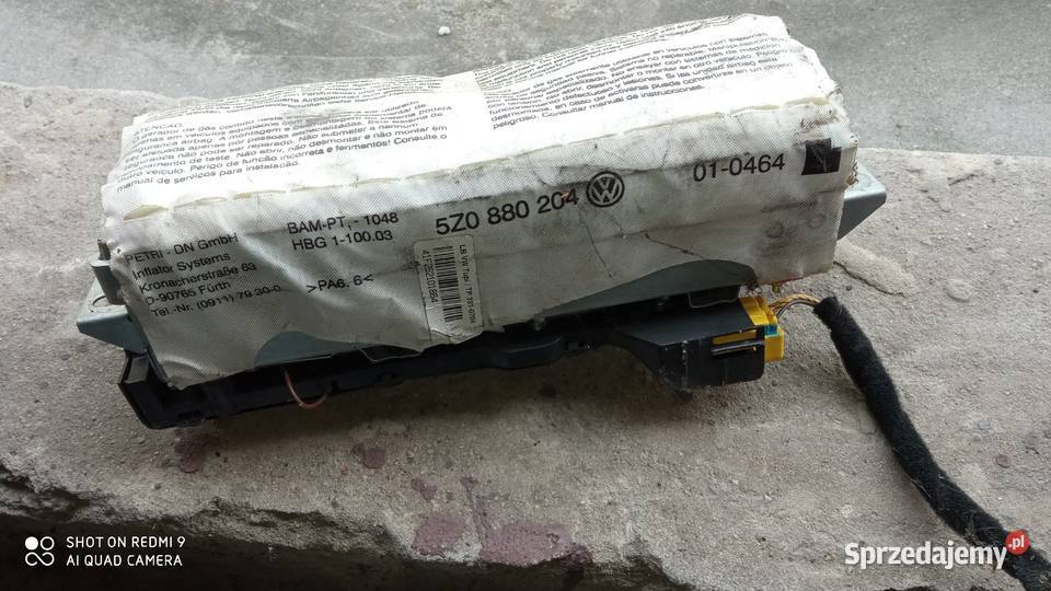 vw fox poduszka pasazera Rybnik