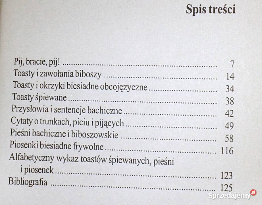 Toasty i pieśni biesiadne Adam Podgórski B