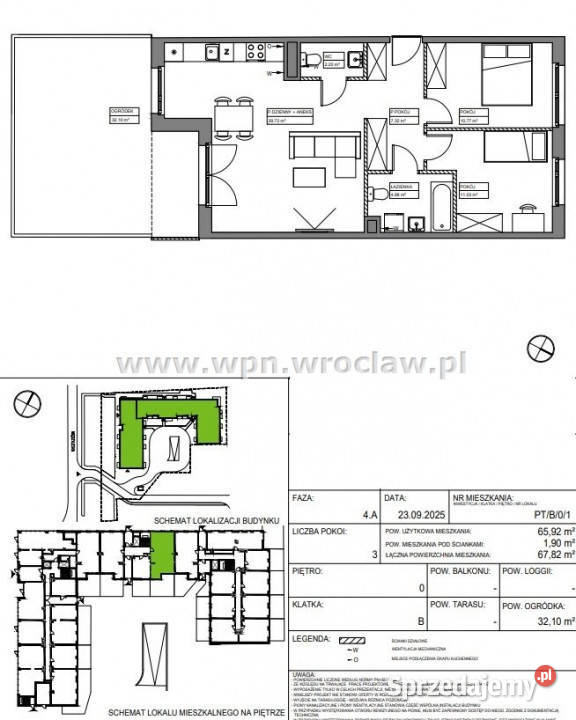 Mieszkanie 6592 metry 3 pokoje Wrocław Nieruchomości