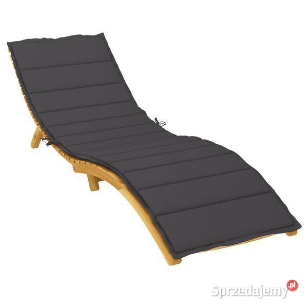 vidaXL Poduszka na leżak czarna 200x70x3 sprzedam