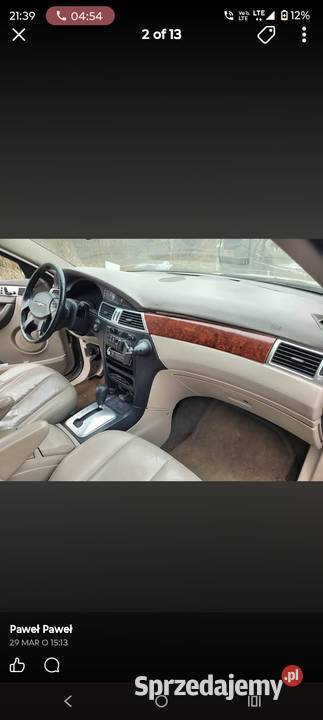 Chrysler pacyfika 35 V6 części 3500cm3