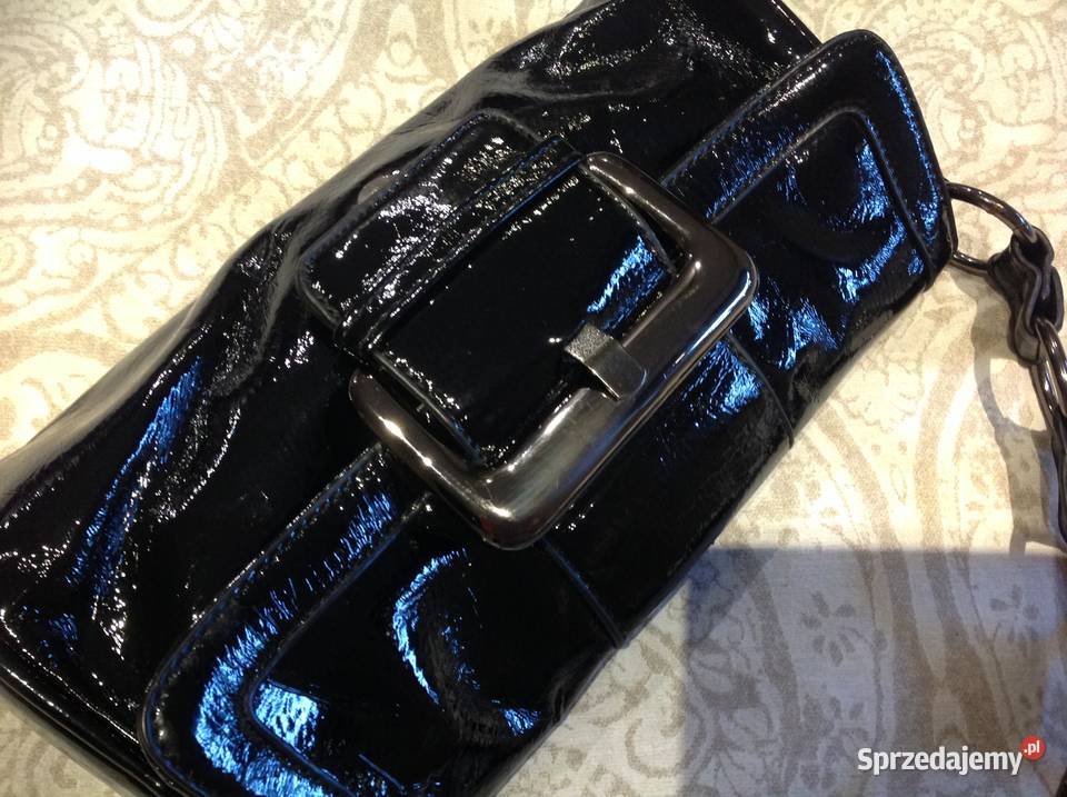 Torebka Skórzana Lakierowana Damska Jennifer Dla kobiet Torby i torebki Nowa Sól