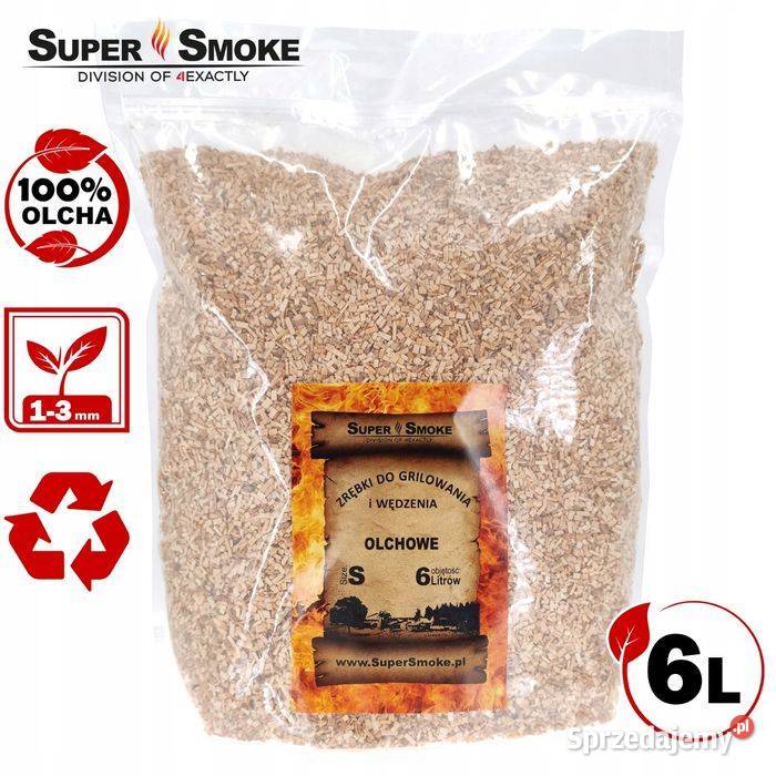 Zrębki Wędzarnicze Super Smoke OLCHA KL02 13mm podlaskie Białystok