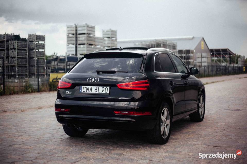 Audi Q3 20 220 automat tiptronic benzyna czarna komputer pokładowy Wrocław
