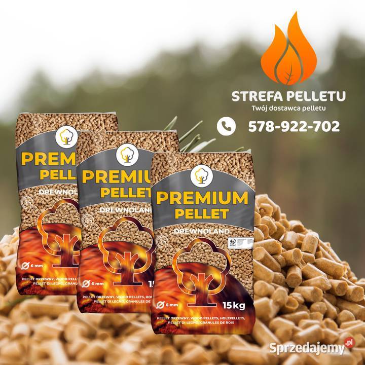 Drewnoland certyfikowany Pellet sosnowy A1 6mm podkarpackie