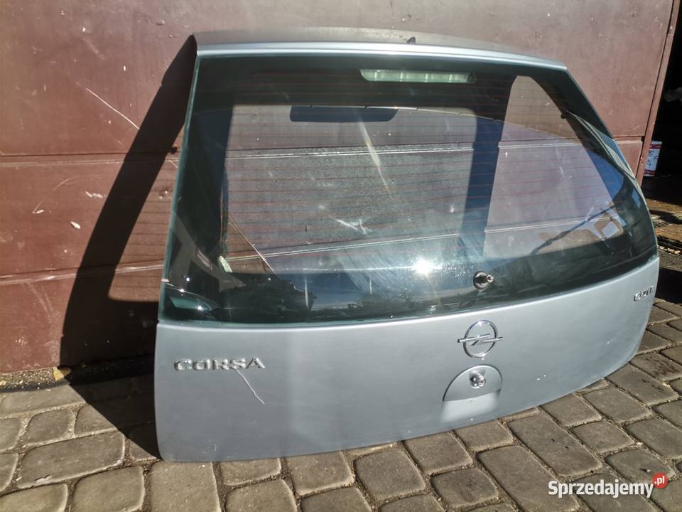 OPEL CORSA C KLAPA BAGAŻNIKA TYŁ TYLNA Z163