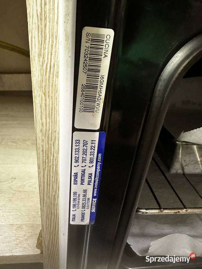 Kuchenka gazowoelektryczna INDESIT I6GMH6AGWU Bydgoszcz sprzedam