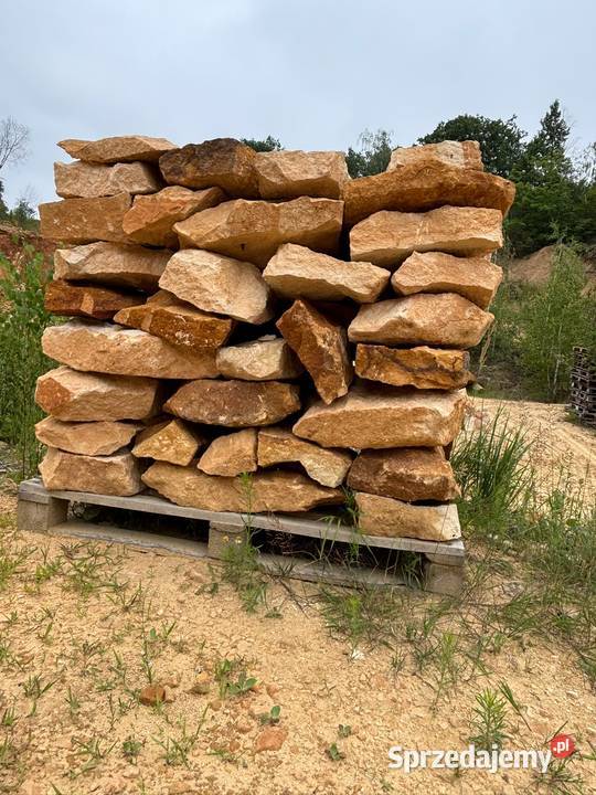Kamień naturalny piaskowiec ogrodowy płaski na łódzkie Łódź