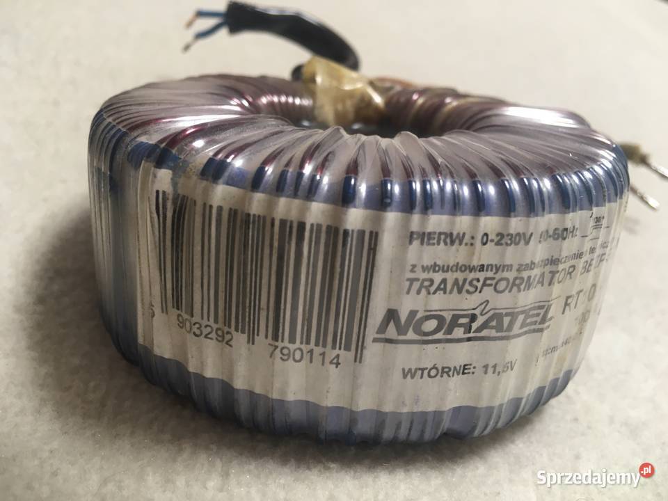 Transformator toroidalny 100VA okrągły 115 12V Kołobrzeg