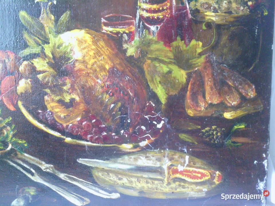 Obraz olejny martwa natura lubelskie Lublin