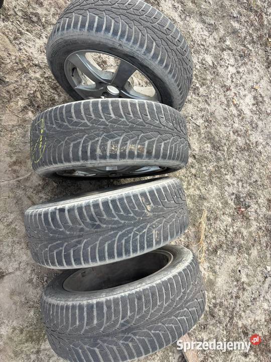 Opony zimowe używane felgi 205 Lamki
