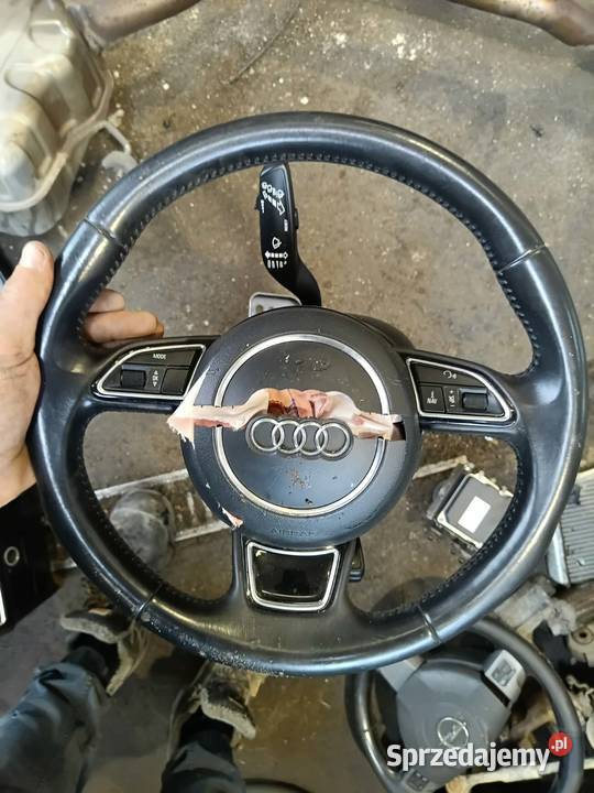 Kierownica skórzana multifunkcja Audi A4 B8 A6 Kierownice Bodzentyn