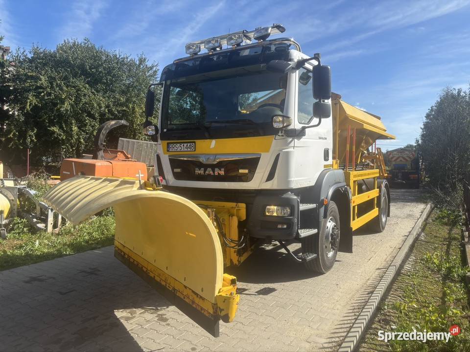 MAN TGM 18290 4x4BB 2015 Piaskarka solarka econ sprzedam