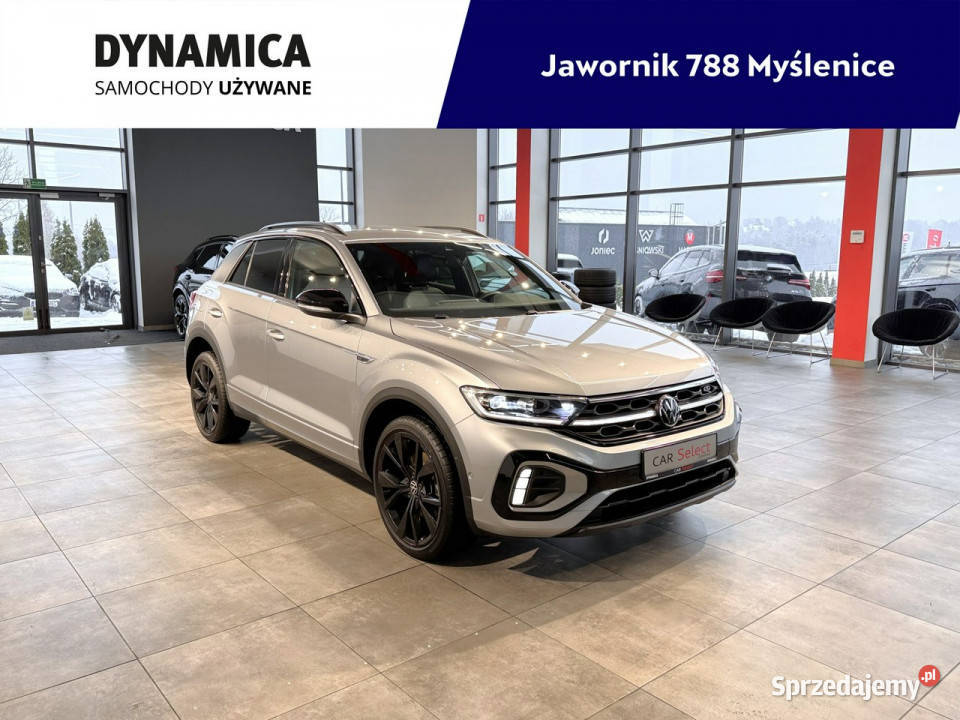 Volkswagen TRoc VAT 23 RLine 15TSI 150 DSG 2022 system Start-Stop małopolskie Myślenice sprzedam