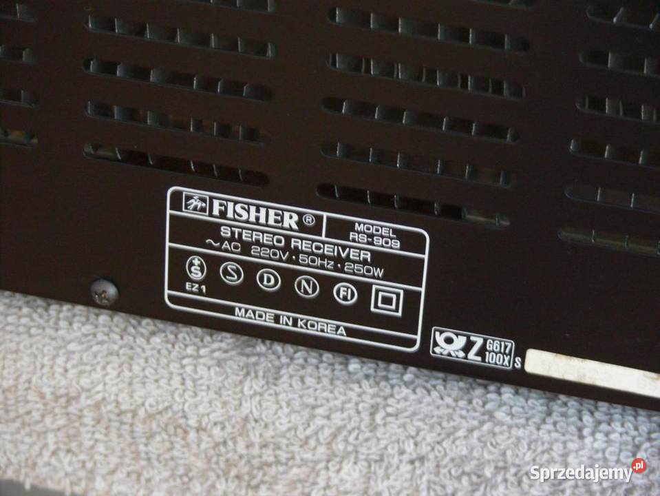Amplituner Fisher RS909 mocny WYSYŁKA Jasło