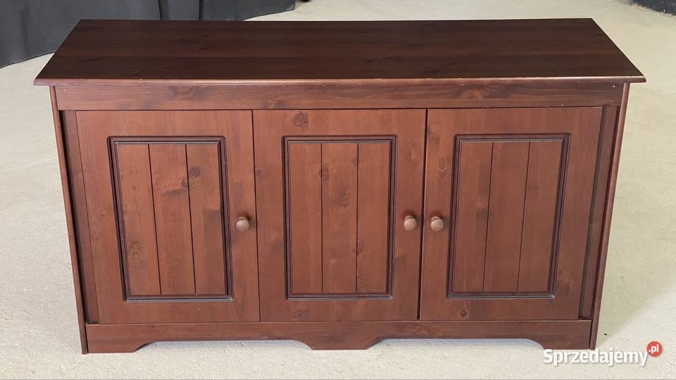 Drewniana komoda szafka rustykalna