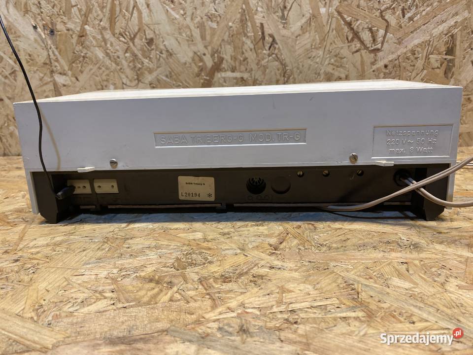 Radio amplituner Saba Tiberg film pokazowy