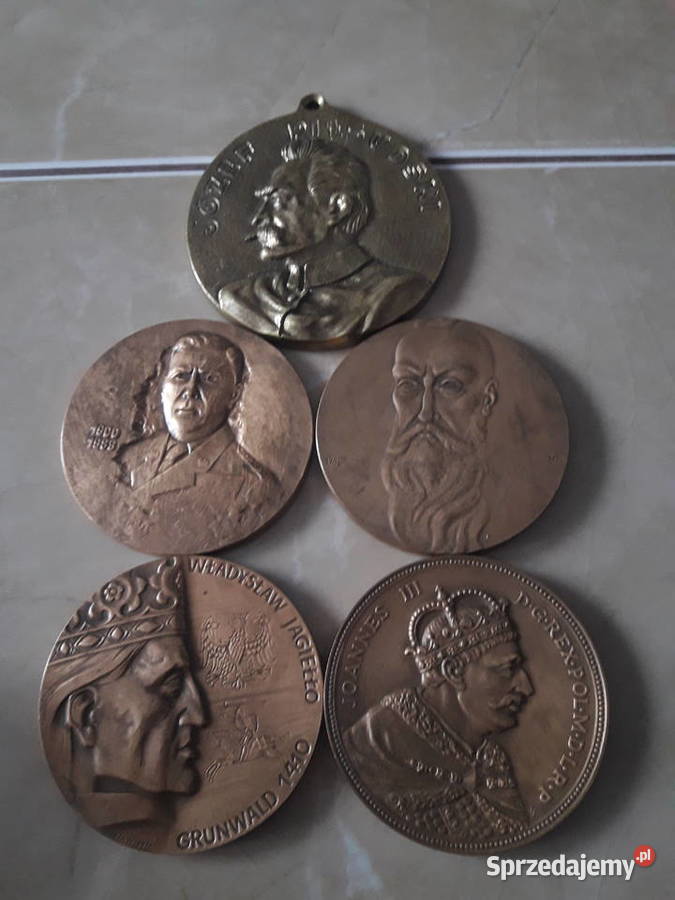 Medal z brązu Stefan Czarniecki lubelskie Janów Lubelski