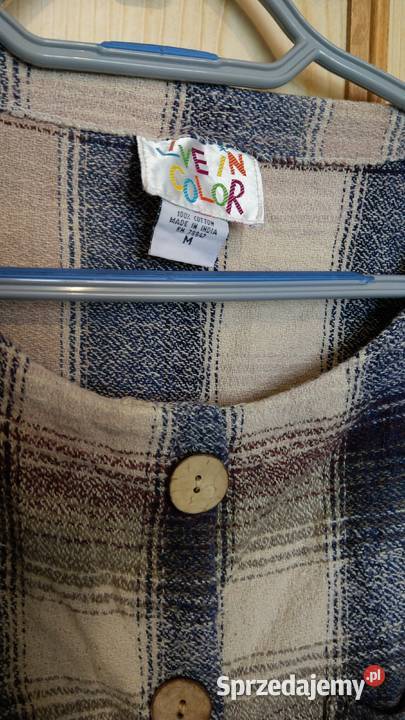 Rozpinany sweter w kratkę Nowy S M L 36 38 40 Warszawa