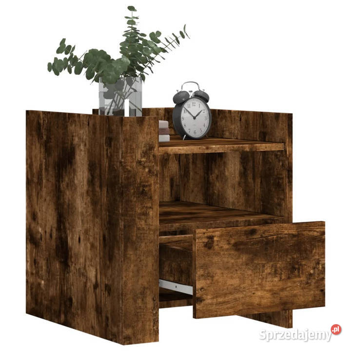 Szafka nocna opalany dąb 45x50x50 materiał Warszawa