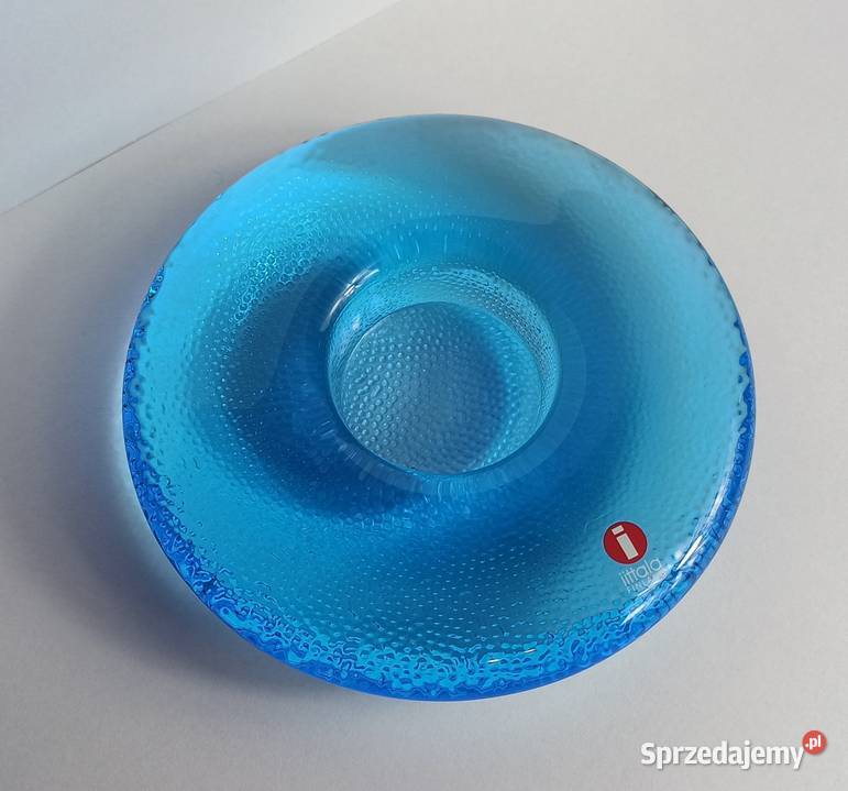 IITTALA Finland świecznik NAPPI light blue na Jasień