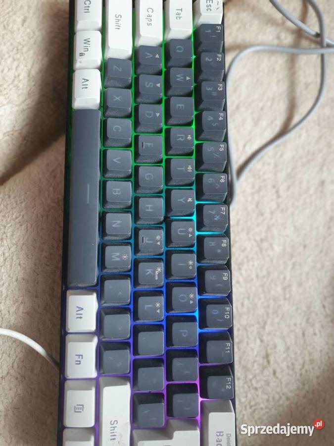 Sprzedam klawiaturę gaming 61 key model U70 USB Poznań