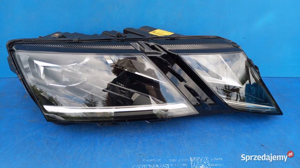 LAMPA PRAWY PRZÓD EU FULL LED 5E1941016D SKODA Części samochodowe Nowy Tomyśl