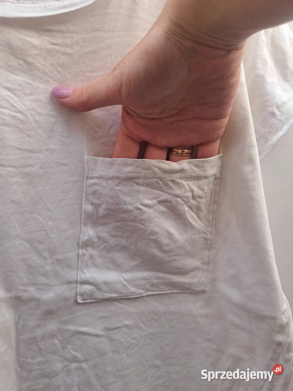 Biała koszulka Medicine z kieszonką rozmiar XS Trąbki Wielkie