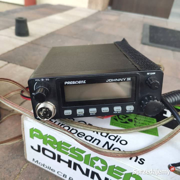 CB Radio President Johnny III 3 z anteną Zagościniec