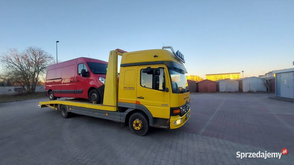 Mercedes atego autolaweta pomoc drogowa Augustów