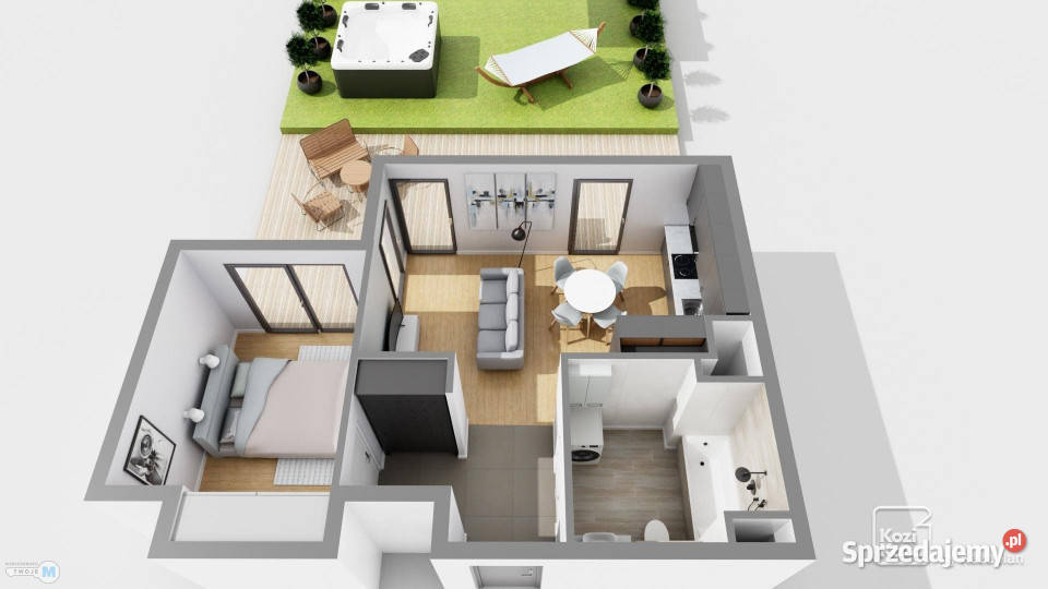 Do sprzedaży mieszkanie Kielce 41m2 2 pokoje sprzedam