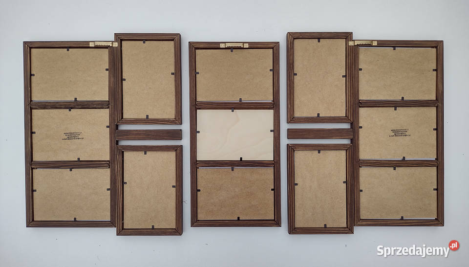 Drewniana Multirama Ramka na 12 zdjęć 10x15 sprzedam
