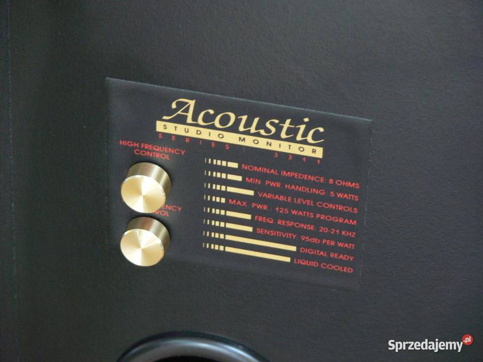 Kolumny Acoustic Studio Monitor serii 3311 Jasło