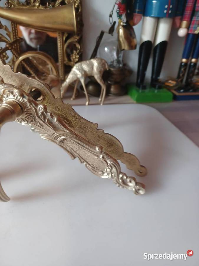 Klamki mosiężne Klamki i uchwyty Poznań sprzedam